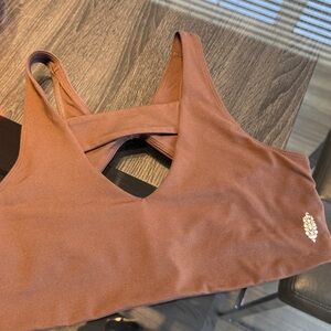 FP Movement by Free People Chocolate Brown Sports Bra